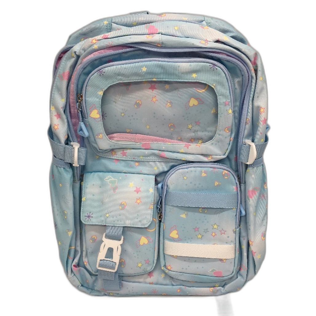 ALI Victory Kids Cute Backpack School Bag Multiple Pockets Reflective Strip NEW