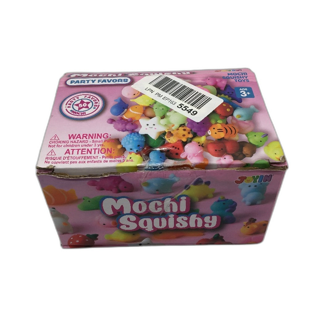 JOYIN 50PCS Kawaii Squishy Mochi Toys Party Favors Goodie Bags Prize Age 3+ NEW