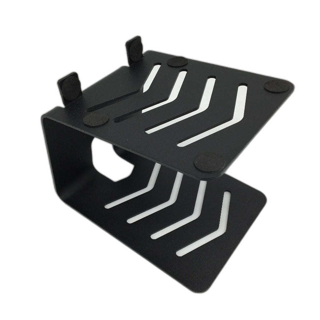 Suptek 2PCS Pair Metal Desktop Speaker Stand With Vibration Absorption Pads NEW