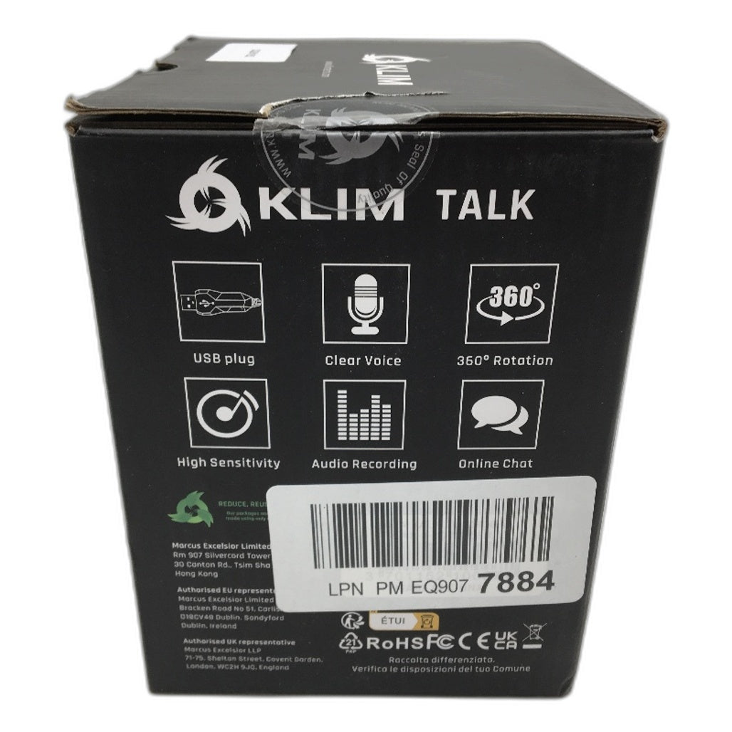KLIM Talk USB Desk Computer PC Laptop Professional Microphone With Stand NEW