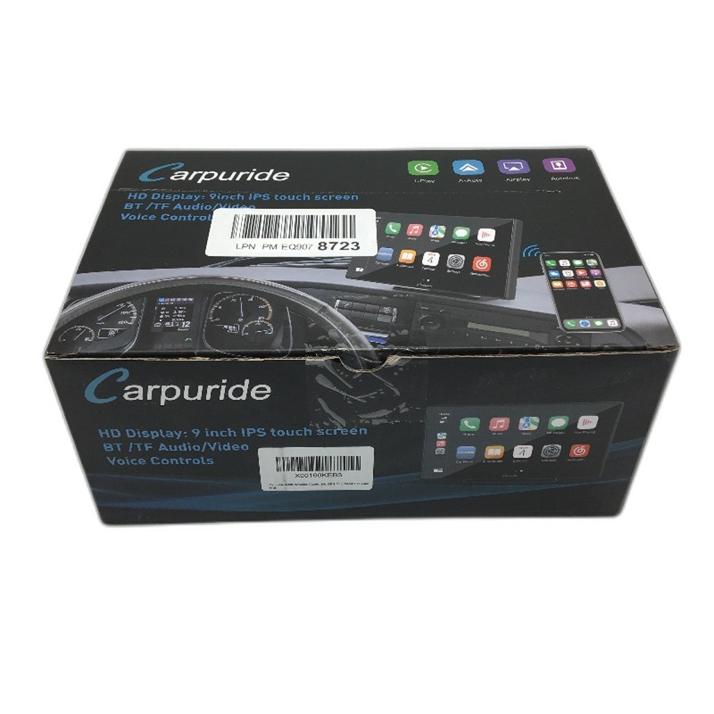 Carpuride W905 9 Touchscreen Wireless Carplay Android Car Stereo Dash Cam NEW