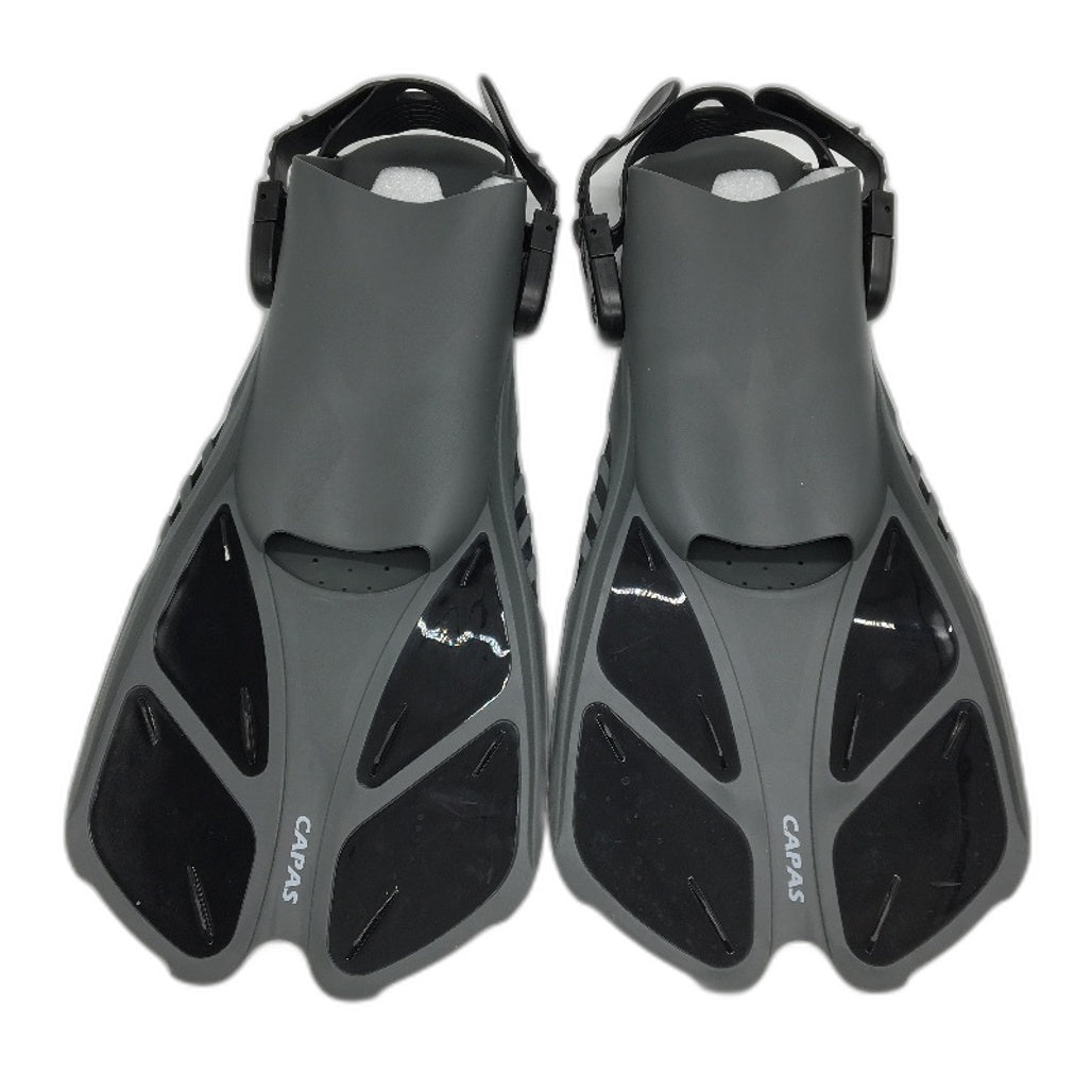 CAPAS Snorkel Swim Fins Flippers Adjustable Size L/XL Men 9-13 Women 10-14 NEW
