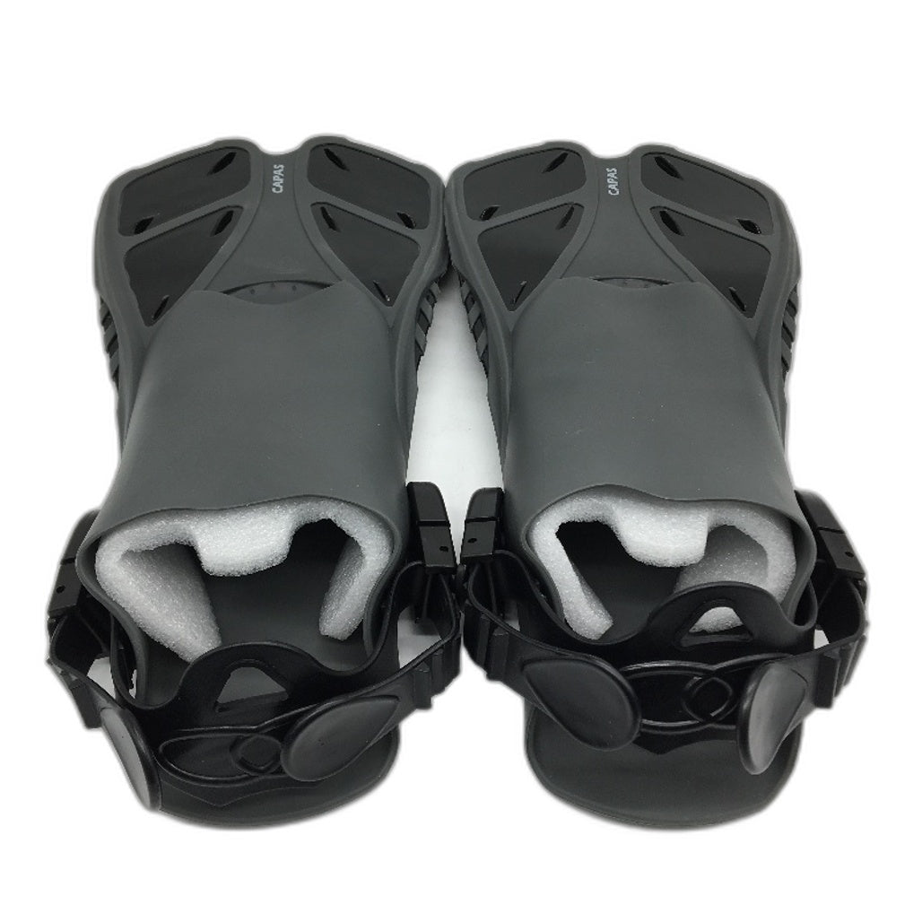 CAPAS Snorkel Swim Fins Flippers Adjustable Size L/XL Men 9-13 Women 10-14 NEW