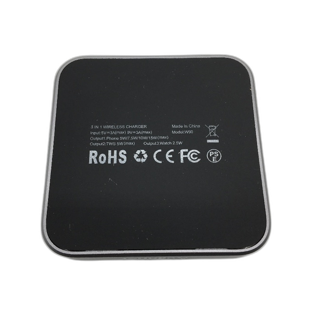 Augnner Compact 3 In 1 Foldable Apple Wireless Charger Fast Charging Station NEW