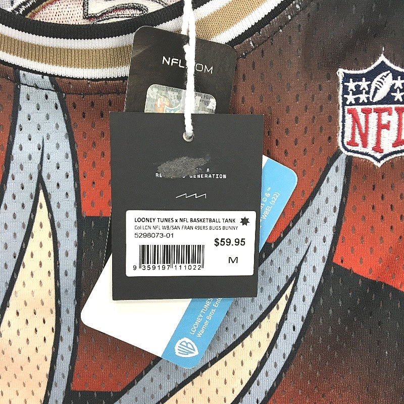 Factorie NBL x Looney Tunes 49ers Bugs Bunny Jersey Tank Unisex Size M NEW