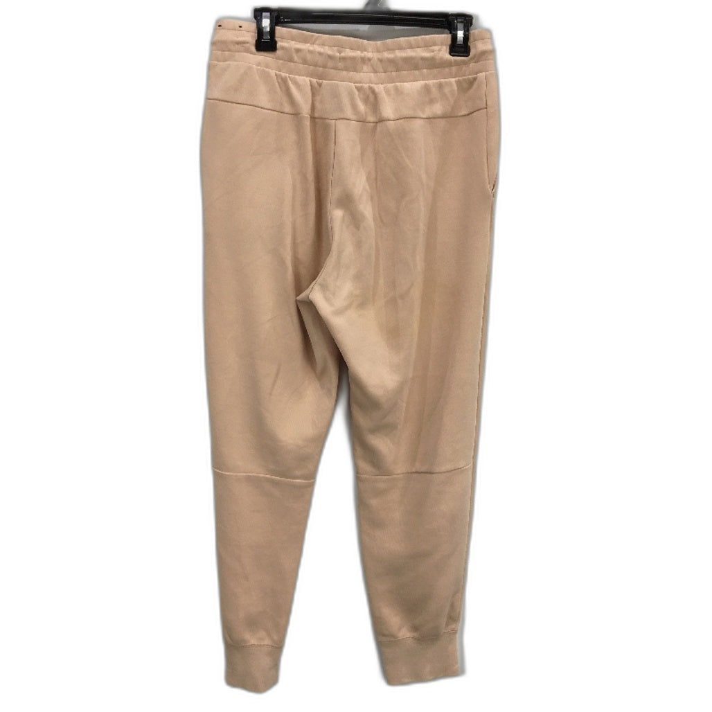 Nike Peach Tan Slim Fit Elastic Waist Casual Cotton Track Pants Ladies Size M