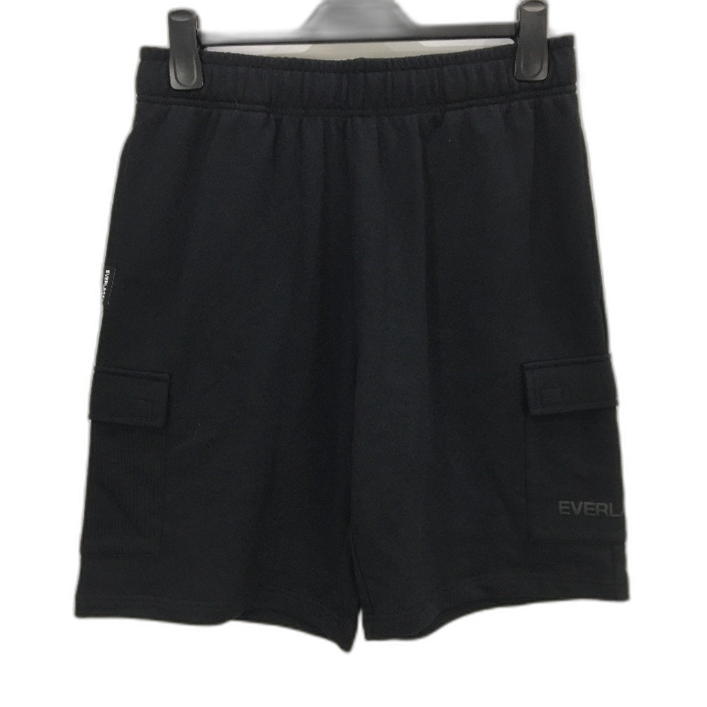 Everlast Black Jersey Cargo Style Casual Loose Fit Long Shorts Mens Size M NEW