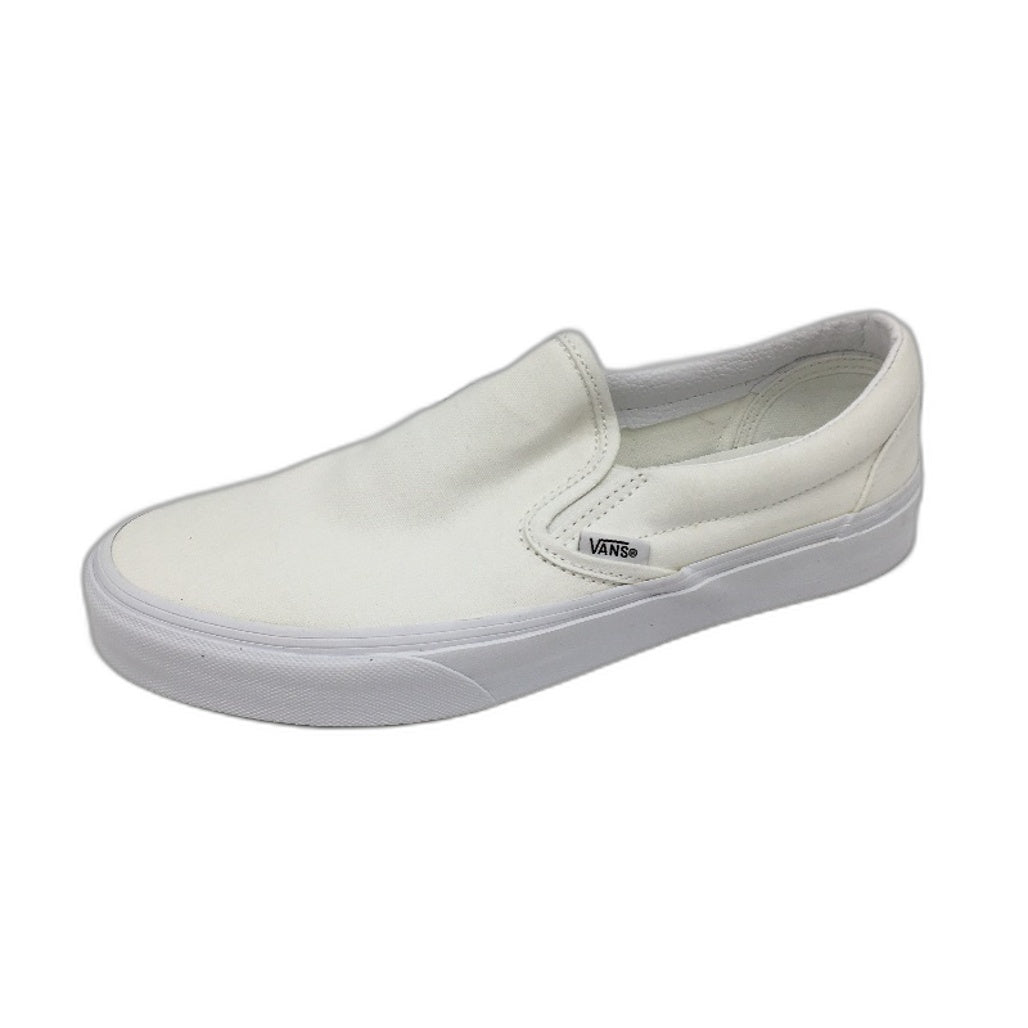 Vans White Classic Slip On Old Skool Skate Shoes Unisex US M8 L9.5 EU 40.5 NEW