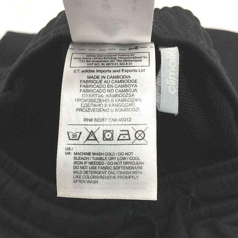 Adidas Climalite Black Pink Lined French Terry Trackpants Ladies Size Small