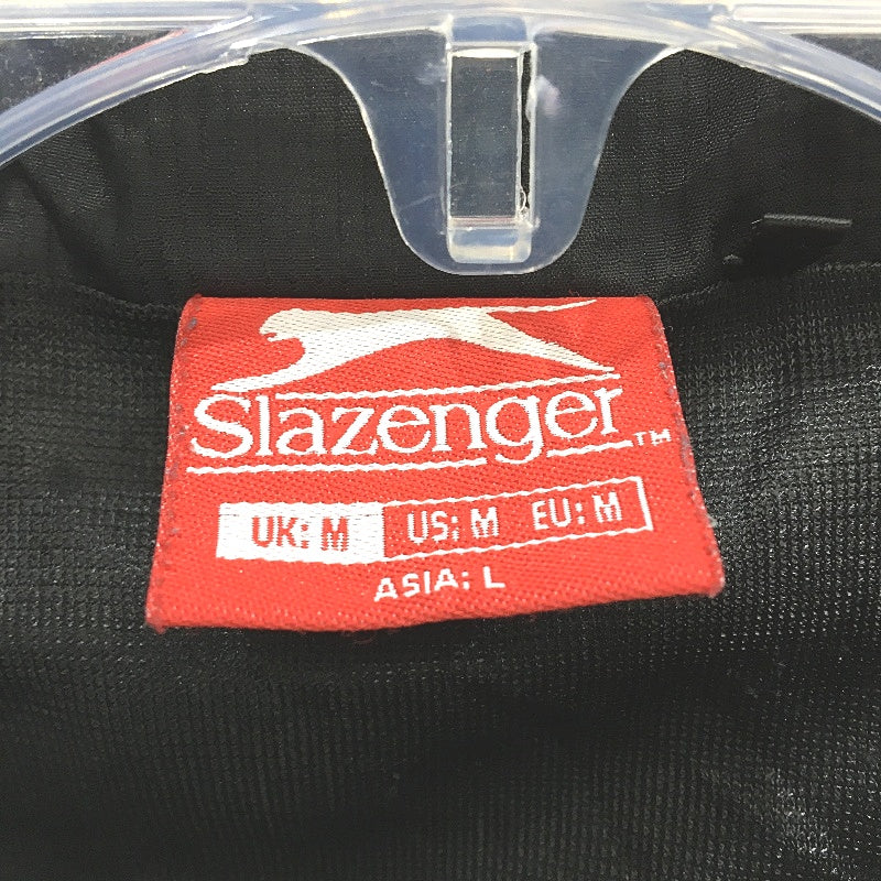 Slazenger Full Zip Black Weatherproof Rain Jacket Mens Size Medium