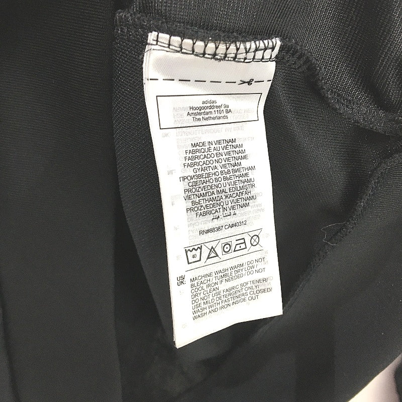 Adidas AeroReady Sereno Cut 3 Stripes Black Slim Fit Jacket Ladies Size Large