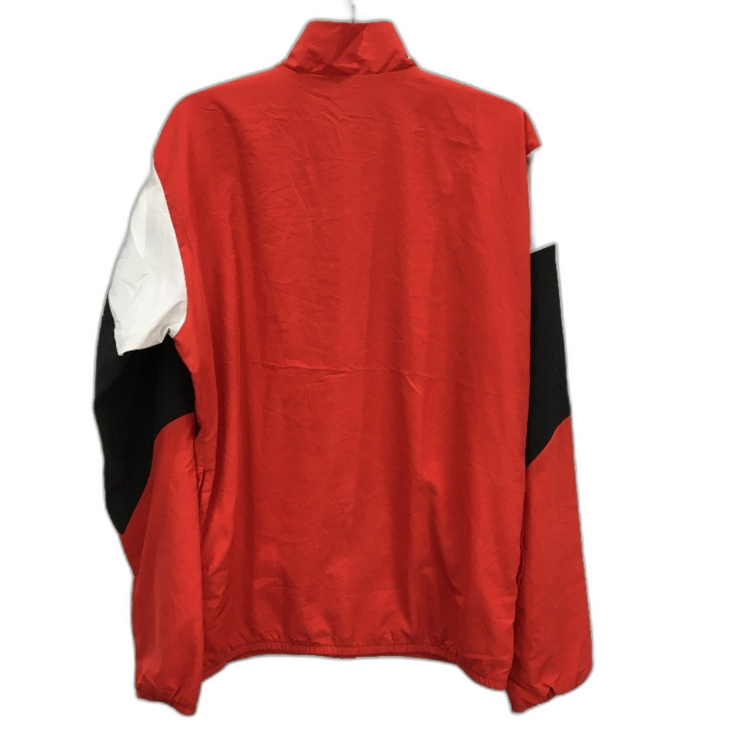 Puma Mesh Lined Red Colourblock Full Zip Track Jacket Mens Size Medium