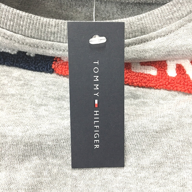 Tommy Hilfiger 2 Piece French Terry Grey Navy Pyjama Set Ladies Size Medium NEW