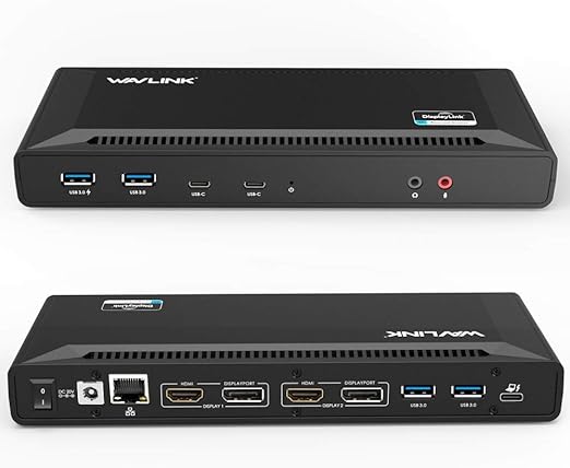 Wavlink USB C Dual 4K 100W Power Delivery Universal Docking Station DEMO