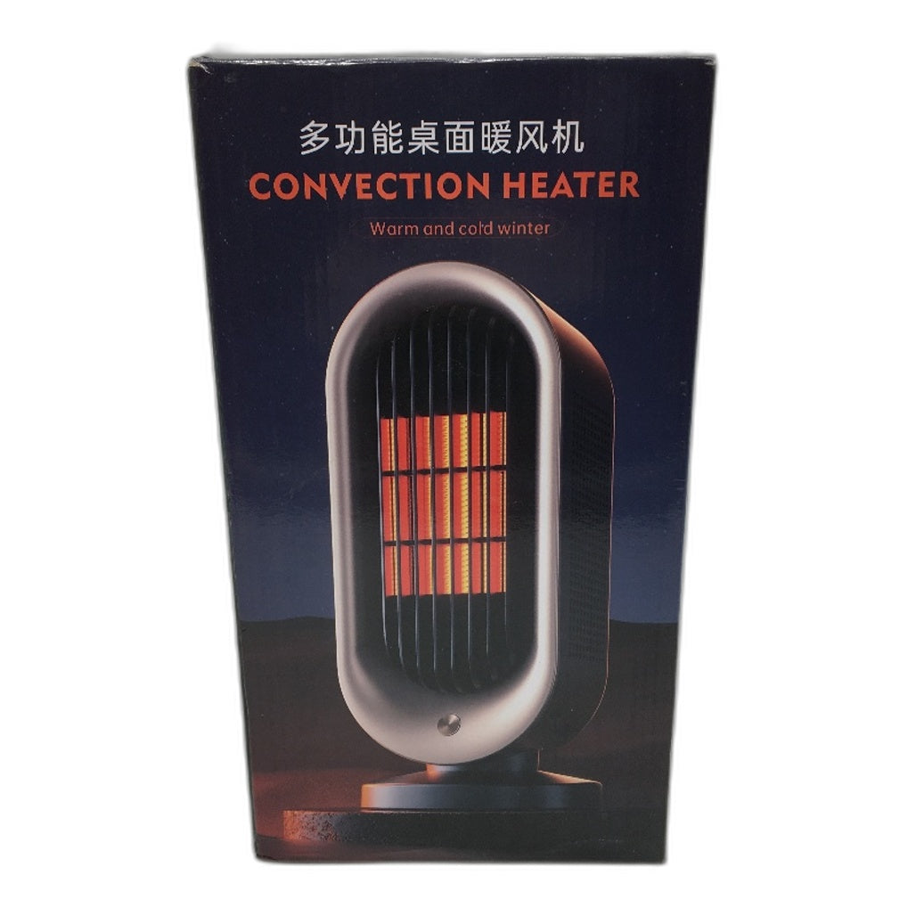 FS012 1200W Convection Heater Multi Functional Grey Gold Desktop Fan NEW