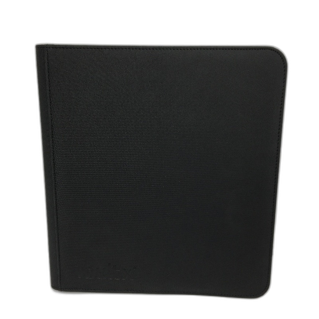 VaultX Exo-Tec 12 Pocket Sideloading Zip Binder 68x97mm in Black NEW