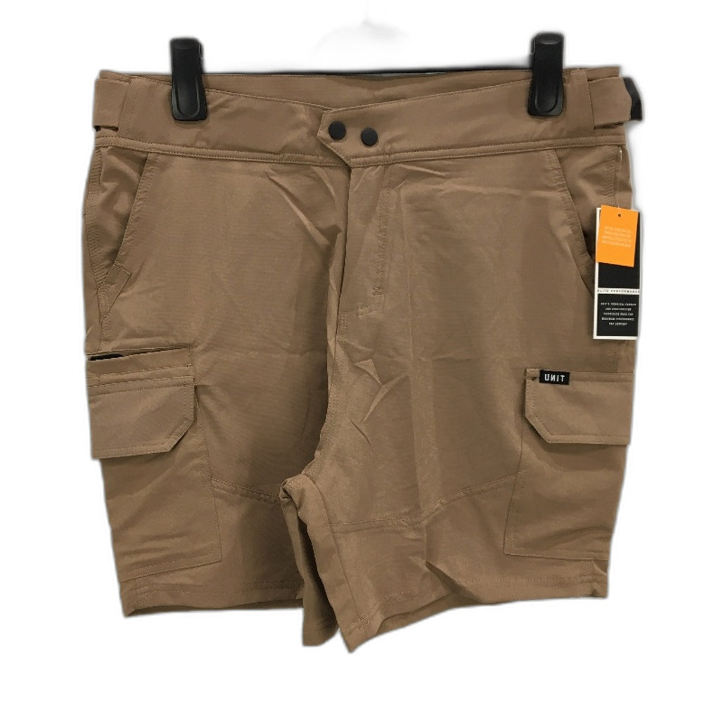 Unit Elite Performance Rapid Flex Khaki Work Shorts Mens Size 34 NEW