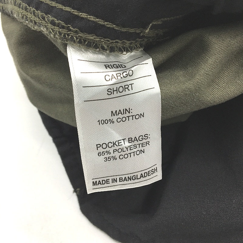 Just Jeans 9 Pocket Utility Long Cargo Military Green Shorts Mens Size 36 NEW