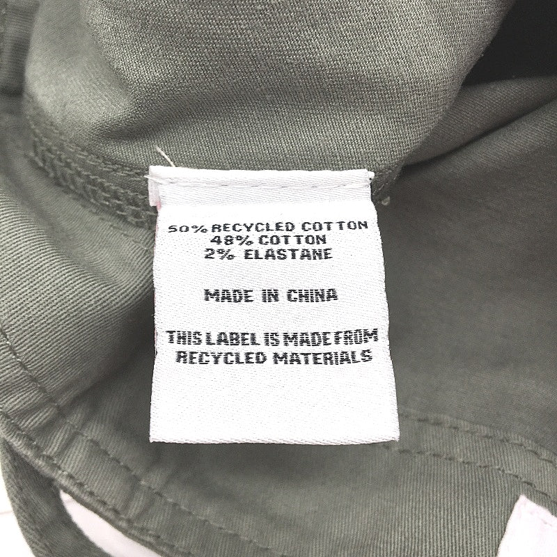 Grab Denim Sample High Rise Muted Khaki Green Mini Skirt Ladies Size AU 10 NEW