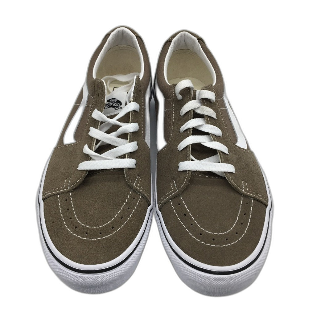 Vans Walnut Canvas & Suede Sk8-Low Skate Sneakers Mens Size US 11 EU 44.5 NEW