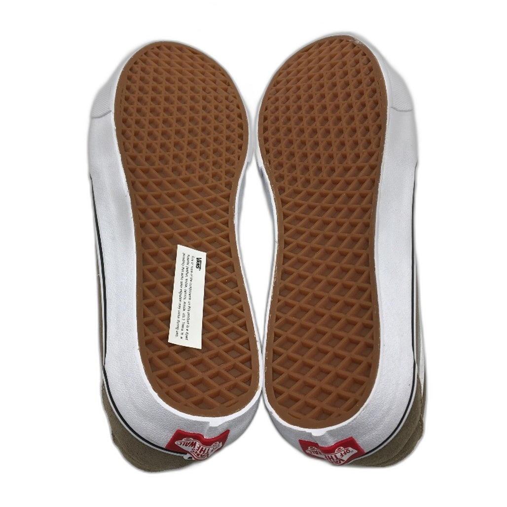 Vans Walnut Canvas & Suede Sk8-Low Skate Sneakers Mens Size US 11 EU 44.5 NEW