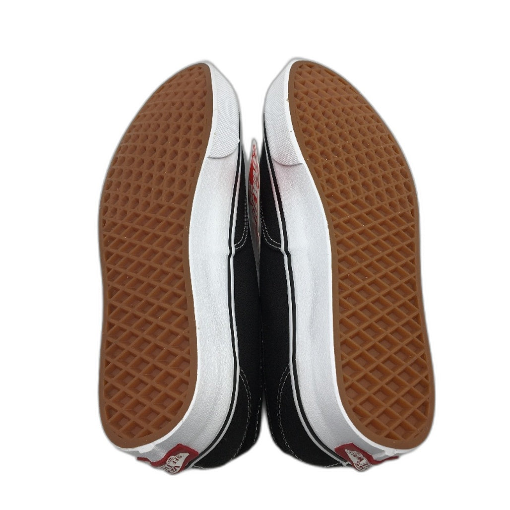 Vans Black Authentic Lace Up Low Top Skate Shoes Unisex US M7 L8.5 EU 39 NEW