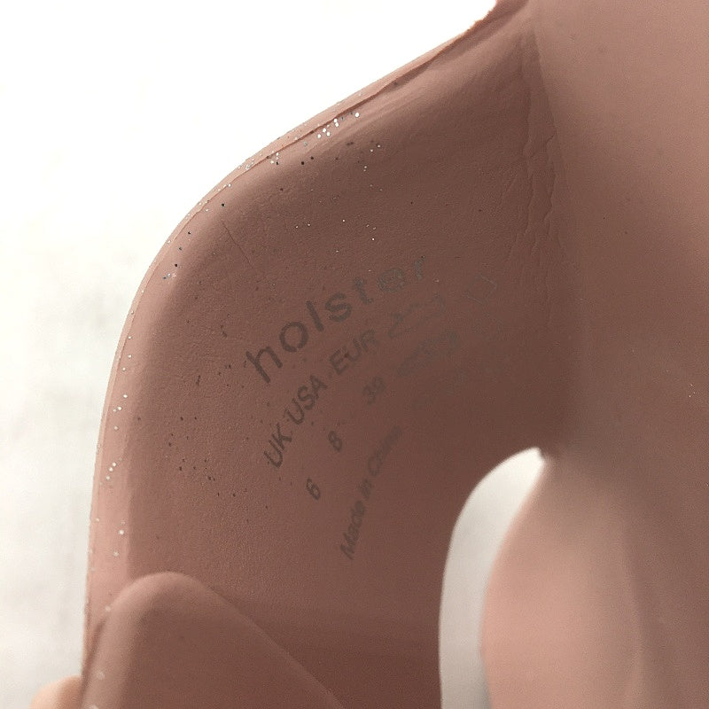 Holster Australia Blush Pink Solace Buckle Glitter Slide Ladies AU 8 EU 39 NEW