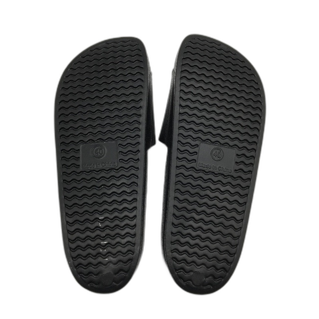 Holster Australia Black Solace Buckle Glitter Slide Sandal Ladies AU 9 EU 40 NEW