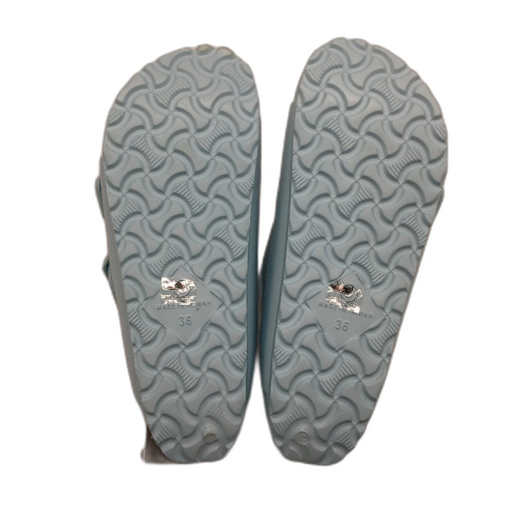 Holster Australia Aqua Sundreamer Double Strap Slide Sandal Ladies AU 5 EU36 NEW