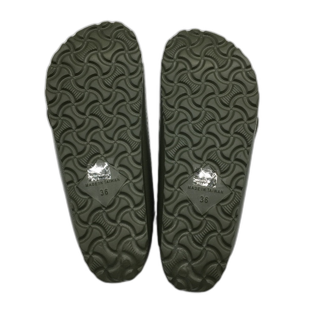 Holster Australia Khaki Sundreamer Double Strap Slide Sandal Ladies AU5 EU36 NEW