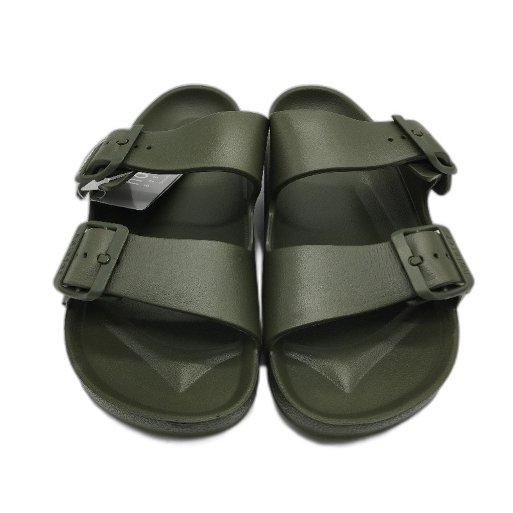 Holster Australia Khaki Sundreamer Double Strap Slide Sandal Ladies AU6 EU37 NEW