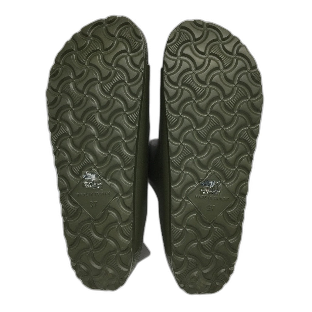 Holster Australia Khaki Sundreamer Double Strap Slide Sandal Ladies AU6 EU37 NEW