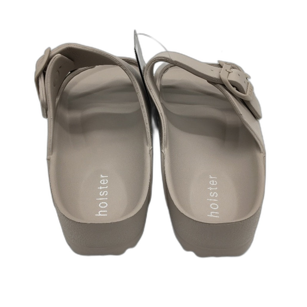 Holster Australia Sand Sundreamer Double Strap Slide Sandal Ladies AU 8 EU39 NEW