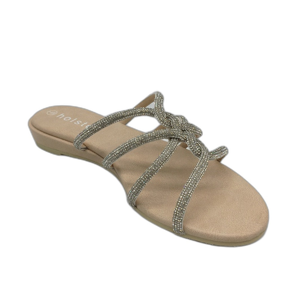 Holster Australia Sundance Wedge Strappy Glitter Sandals Ladies AU 9 EU 40 NEW