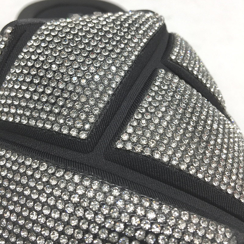 Holster Australia Sooth Black Glitter Detail Slide Sandals Ladies AU 9 EU 40 NEW