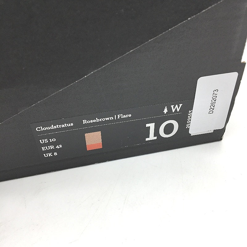 On Running Cloudstratus Rosebrown Running Sneaker Ladies Size US 10 EU 42 NEW