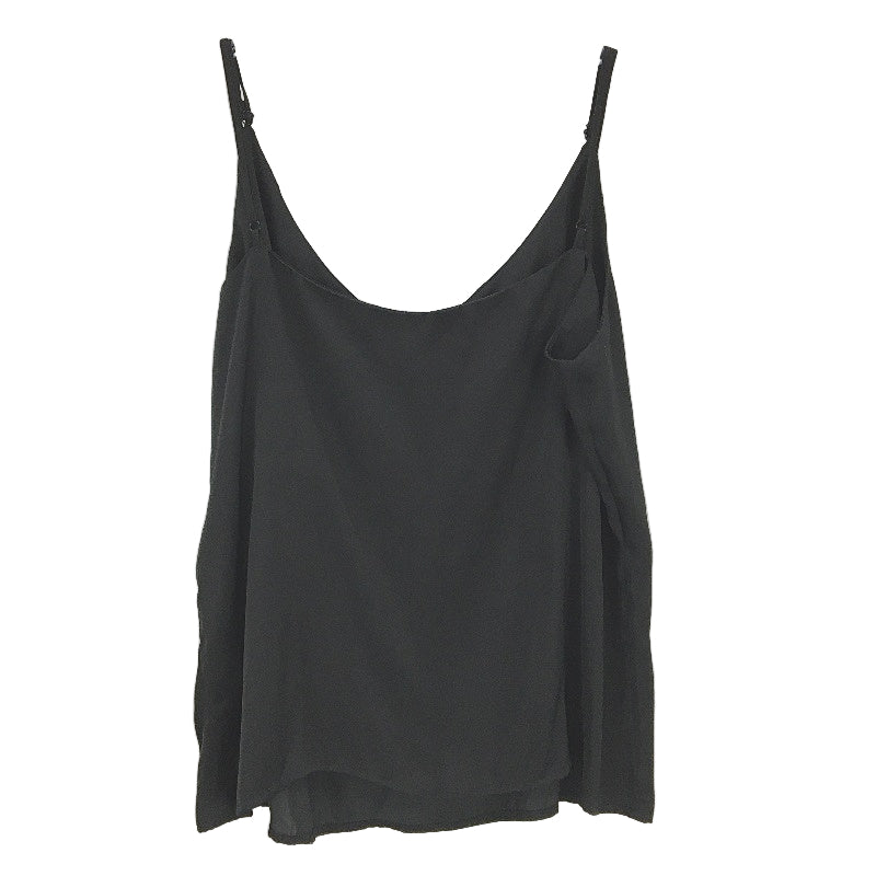 Glassons Strappy Under Shirt Plain Black Camisole Top Ladies Size 12