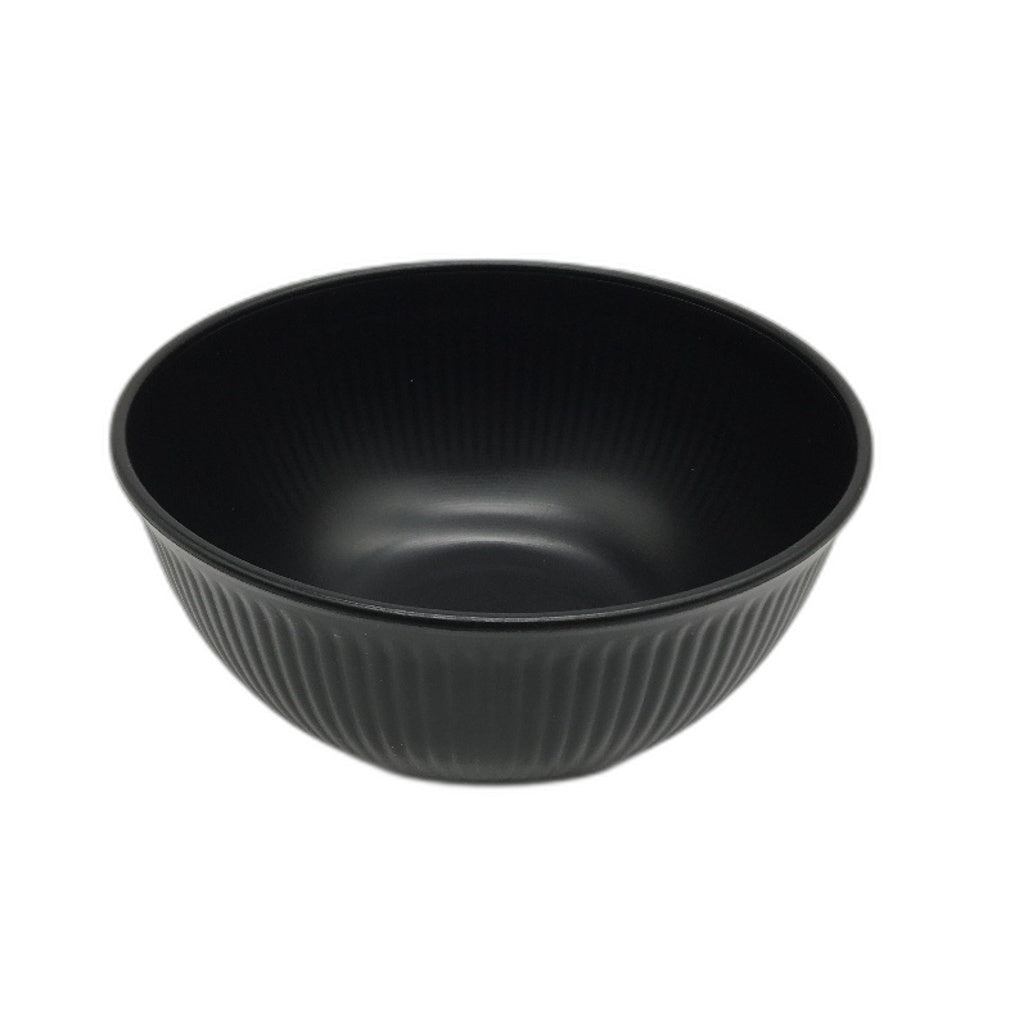 18 Piece BPA Free Black Wheat Straw Dinnerware Bowl Plates and Cups Set NEW