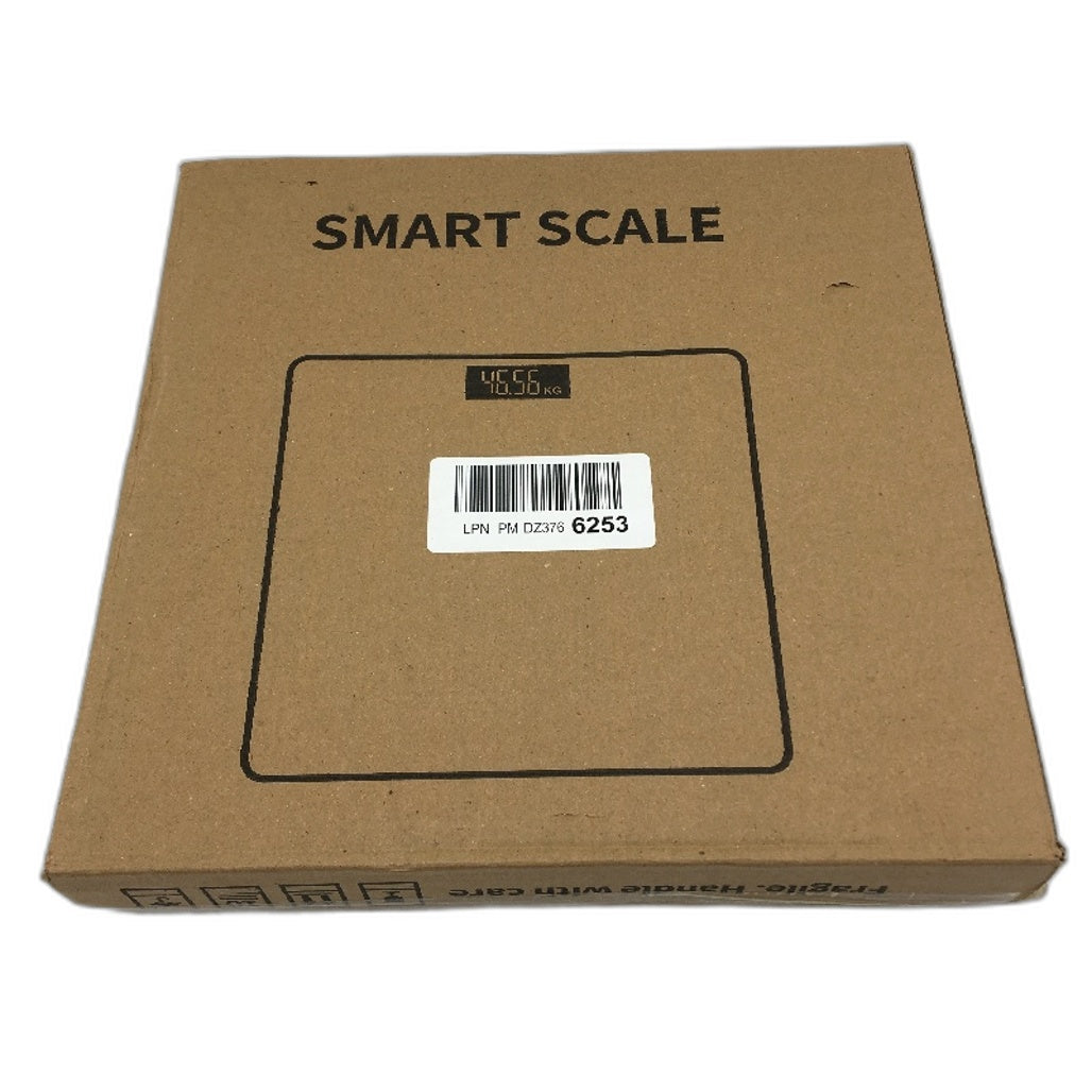 Smart Small Body Glass Weight Scale with BMI Composition in Black 26cm NEW