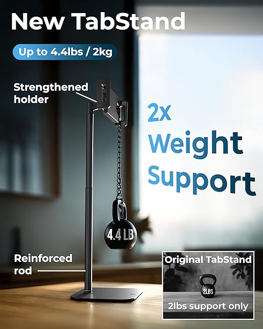 Cooper Case TabStand 20 Inch Tall iPad Tablet Portable Black Desktop Stand NEW