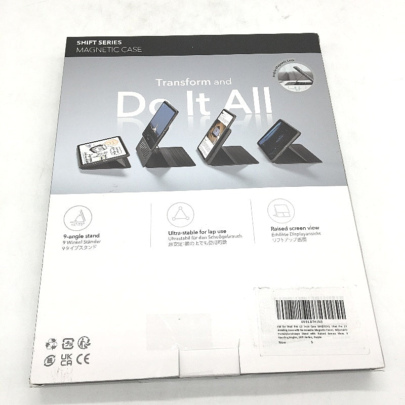 ESR Shift Series iPad Pro 13 Inch 2024 Removable Magnetic Case in Purple NEW