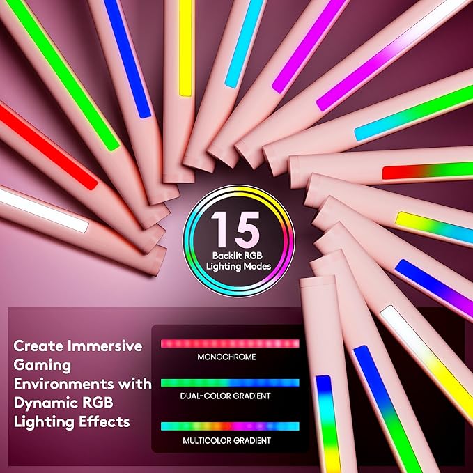 Quntis 20 Inch ScreenLinear RGB Wireless Monitor Light Bar with Remote NEW