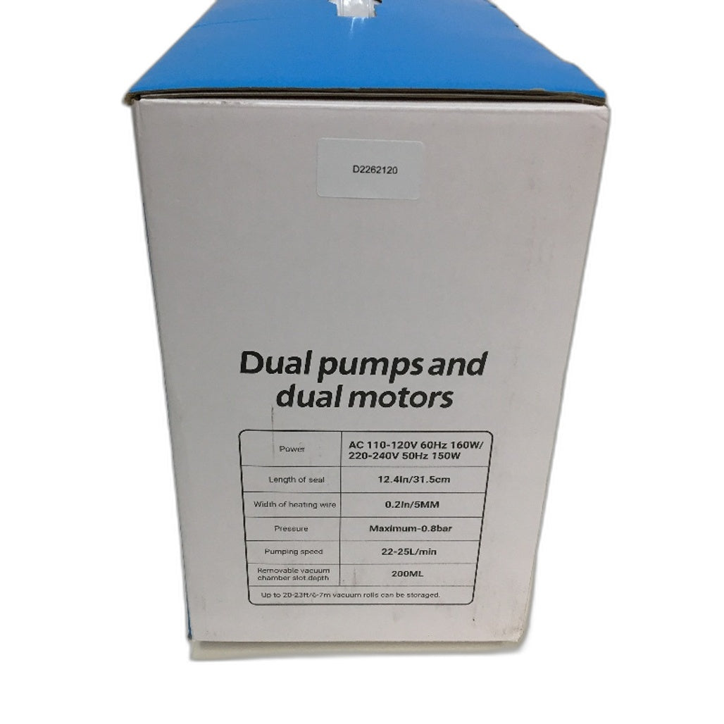 Inkbird INK-VS04 Home Food Dual Pump Motors Vacuum Sealer 12.4 Inch Seal NEW