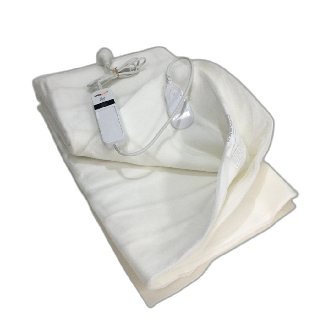 Linenova 3 Temp Overheat Protection Electric Under Blanket Size Single NEW