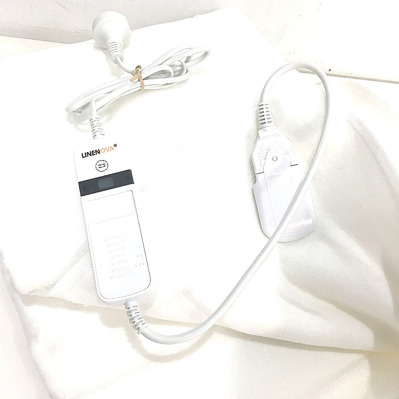 Linenova 3 Temp Overheat Protection Electric Under Blanket Size Single NEW