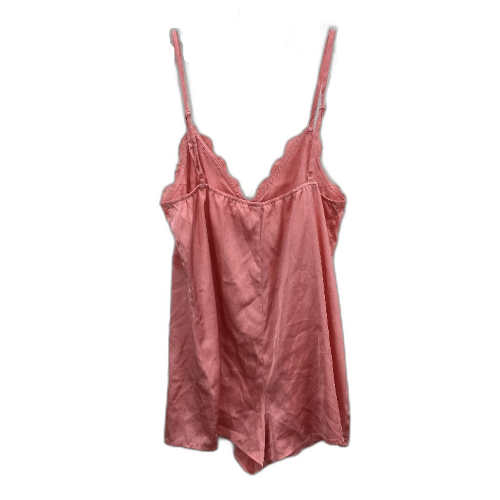 Cotton On Body Staycay Satin Lace Pink Sleep Romper Ladies Size Medium