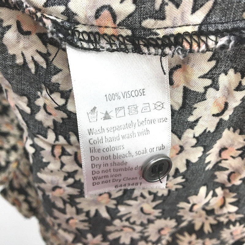 All About Eve Posie Black Floral Sleeveless Mini Dress Ladies Size AU 10