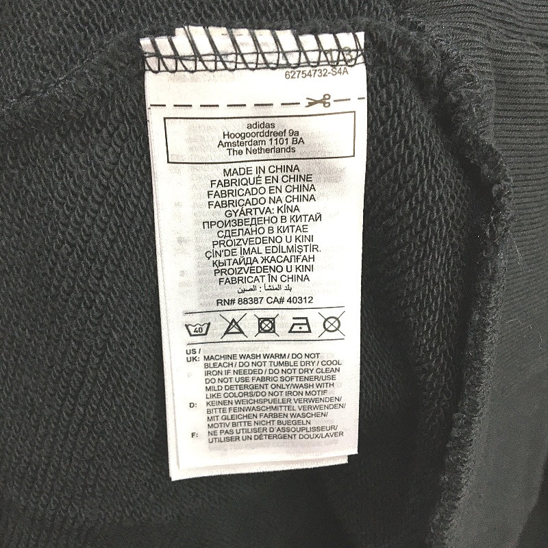 Adidas Future Icons Logo Graphic Black Pullover Hoodie Mens Size XL NEW