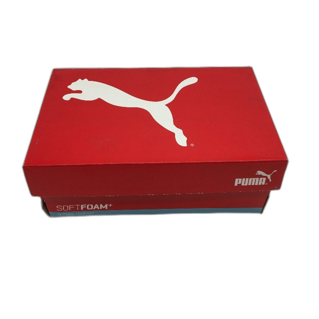 Puma Soft Enzo NXT PS Black & White Accent Sneakers KIDS Size US 12 EU 29 NEW