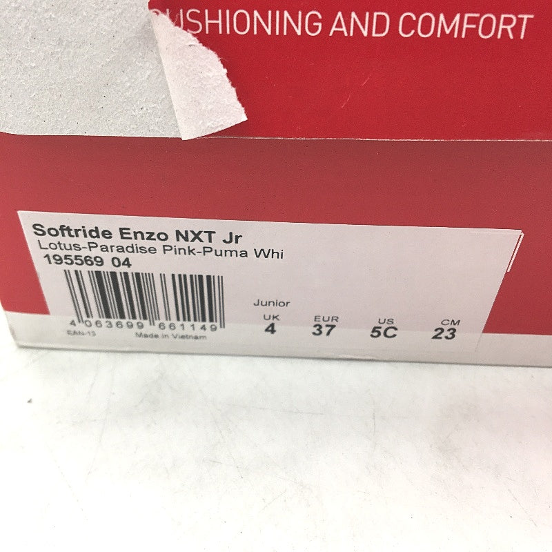 Puma Jnr Soft Enzo NXT PS Lotus Paradise Pink Sneakers YOUTH Size US 5 EU 37 NEW